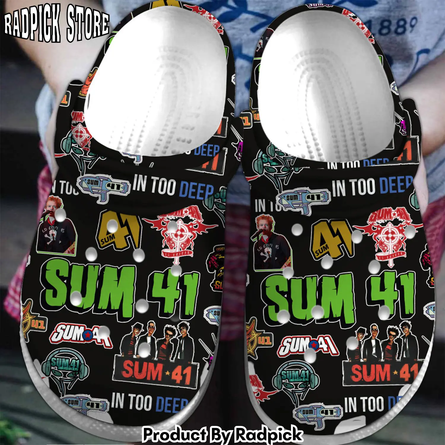 Radpick sum 41 music clogs shoes comfortable for men women vpz rp6521088